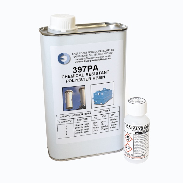 Chemical & Heat resistant Resin (including catalyst) 397PA